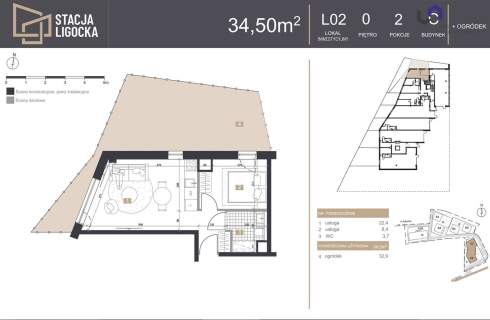 NOWE MIESZKANIA. 2 POKÓJ OGRÓDEK 32,9m2 23% VAT 