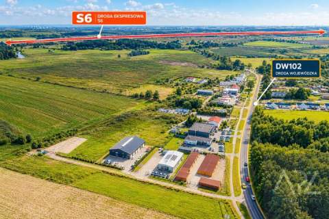 HALA 299 m2 DZIAŁKA 1740 M2 BLISKO KOŁOBRZEGU 