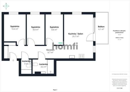 Rodzinny apartament 4 pokoje na Jasieniu