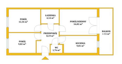 Mieszkanie 62,9 m Daliowa Ponikowda