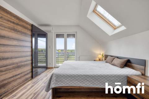 Przytulny dom na dużej działce Rolety Klima