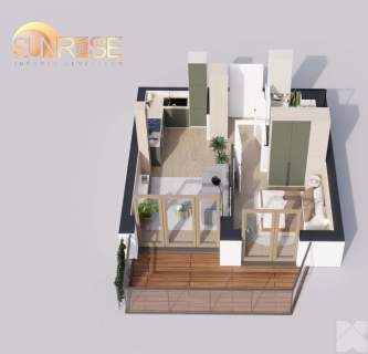 Sunrise Park Mieszkanie nr 4.9 2 pokoje 32,52 m2 balkon 