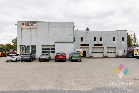 Obiekt z parkingiem, częścią warsztatowo - biurową 500m2