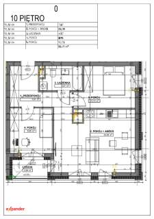 Apartament 3-pokojowy 10 piętro blisko Skytower Krzyki