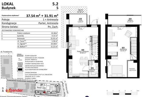 Promocja piętrowe mieszkanie z tarasem i balkonem, basen, rekreacja