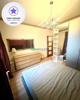 Salon z aneksem i sypialnia, balkon, garaż