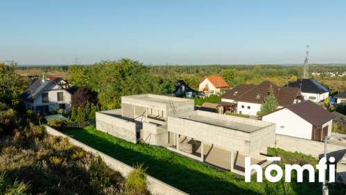 Nowoczesny design z betonu 2 tarasy 248 m2