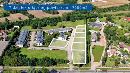 Działki 7000 m2 -7 szt Zielony Zakątek -Hit