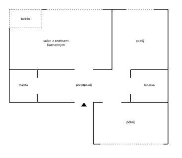 Wygodne trzy pokoje w pobliżu metra, bez KW