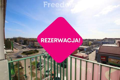 4 pokoje w centrum Koła balkon 57,83 m