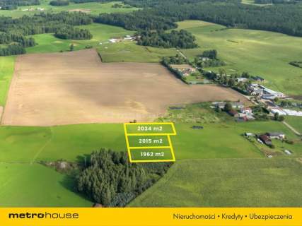 działka 2034 m z WZ Sadowo, gm. Biskupiec
