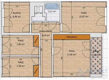 Zdroje,4 pok, 78 m2, balkon, piękny widok