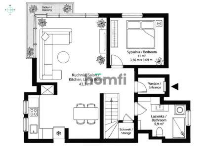 Gotowe do wprowadzenia 120m2 o wysokim standardzie