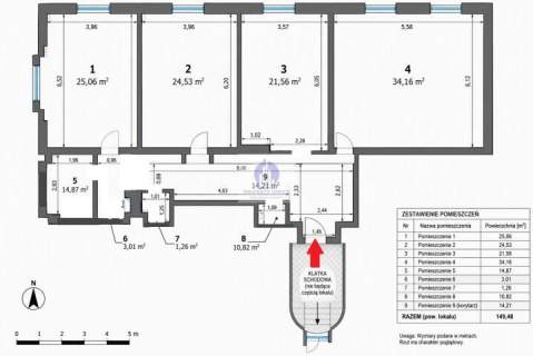 Śródmieście biuro 130 m2 do wynajęcia
