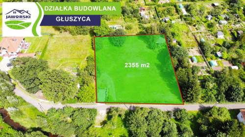 DZIAŁKA BUDOWLANA 2355 m GŁUSZYCA