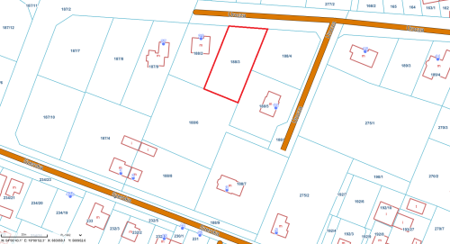 Działka budowlana nr 188/3 obręb 18 Malbork Urocza 1193 m2