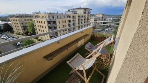 2 pokoje Osiedle Europejskie 48,05 m Balkon Garaż