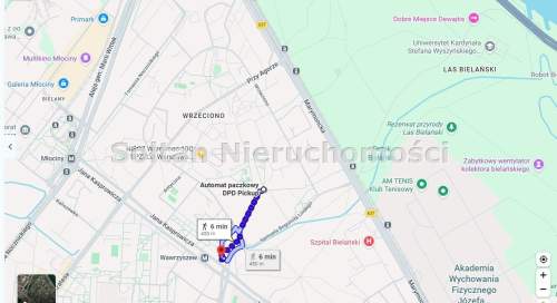 Lokalizacja Metro 3 pokoje Cisza Zieleń 