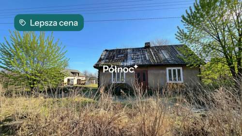 Działka budowlana z budynkiem gosp. blisko miasta.