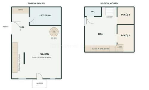 Dwupoziomowe 63,5m po remoncie, Siedlce Centrum
