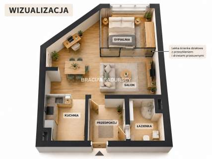 Kawalerka 34,75 m Ruczaj, ul. Lubostroń Parter