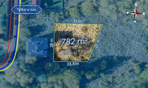 Działka 782 m Częstochowa Dzbanów, ul. Chłopska