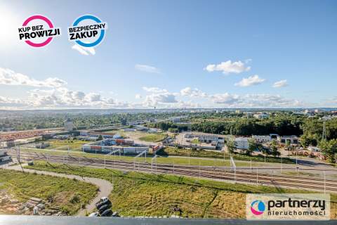Panorama na Gdańsk i morze Msc parkingowe Loggia