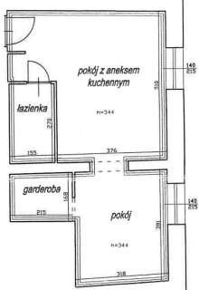 2 pokoje garderoba, 44,5 m2, odnowiona kamienica, Stradom / ul.