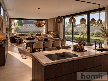 Nowoczesny design z betonu 2 tarasy 248 m2