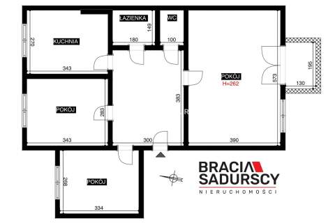 Ceglarska 3 pokoje balkon blisko Zakrzówka