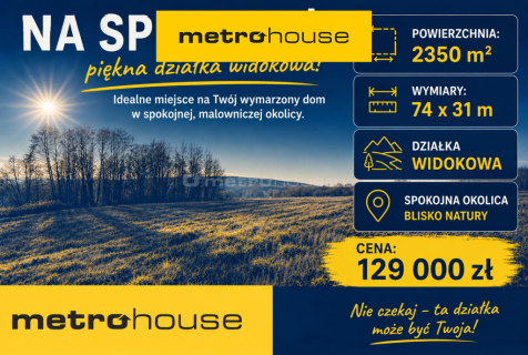Działka z Warunkami Zabudowy w Jedliczu