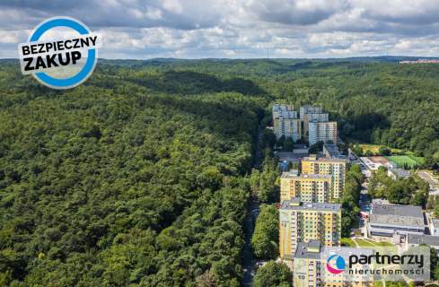 Balkon od południa Widok na las Dwustronne