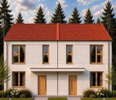 Bliźniak 100m2 strych 50m2, ogród, las, Legionowo