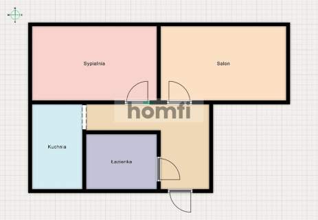 2 ODDZIELNE POKOJE 44M2, ŻABIENIEC - PO REMONCIE 