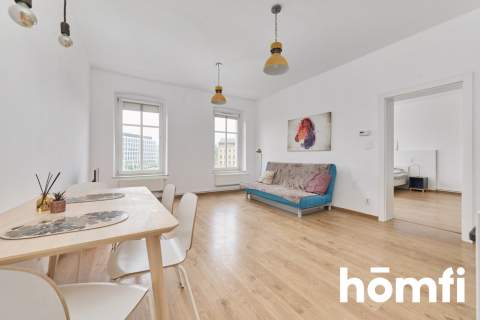 2 pokoje przy pl. Grunwaldzkim - 60m2 ul. Hlonda