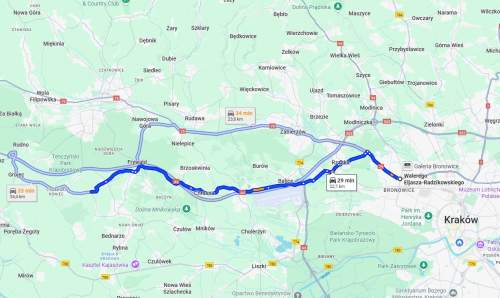 Działka budowlano - rolna Zalas gmina Krzeszowice