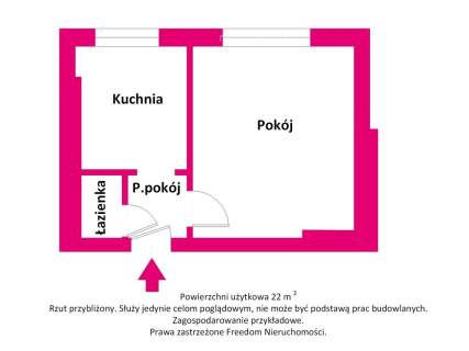 Kawalerka 22m2, Grochów, Park Skaryszewski. SWPS