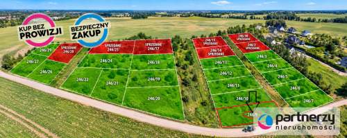 Działka o pow 1065m2 z MPZP w Bielkówku