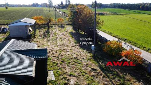 Kłanino - DUŻA, OGRODZONA DZIAŁKA BUDOWLANA