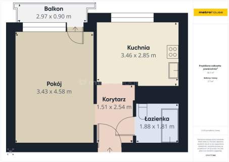32,60 m2-do remontu - Centrum- Okna - 2024 rok