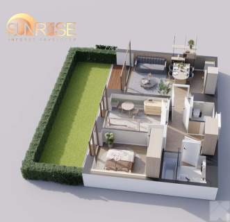 Sunrise Park Mieszkanie nr 0.3 3 pokoje 55,64 m ogród 
