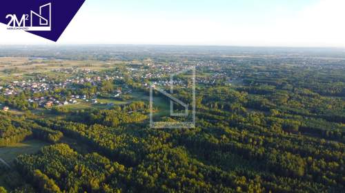 Stobierna 24,46 ar Dookoła las