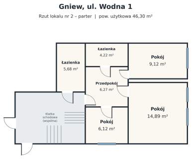 Mieszkanie na sprzedaż Gniew 154,59 m , 5 pokoi