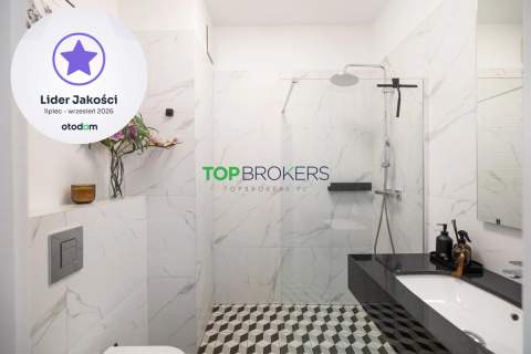 Salon z aneksem i sypialnia, taras