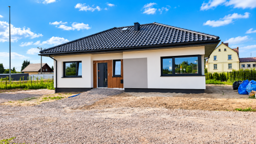 Nowoczesny dom parterowy 103 m - KĘTY Małopolska