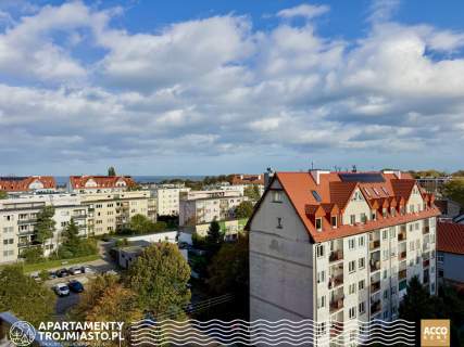 2 pokoje z balkonem Widok na morze