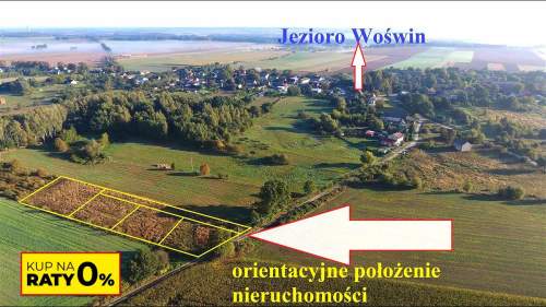 70 km od Szczecina działka budow. - 2 km od Jezior