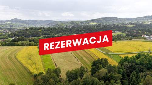 Działka rolno-budowlana z WZ Jurków - gm. Czchów