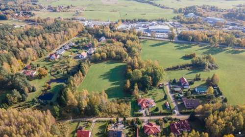 Barczewo-Ruszajny, działka budowlana pod lasem, MPZP