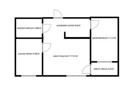 przytulny apartament z widokiem na las